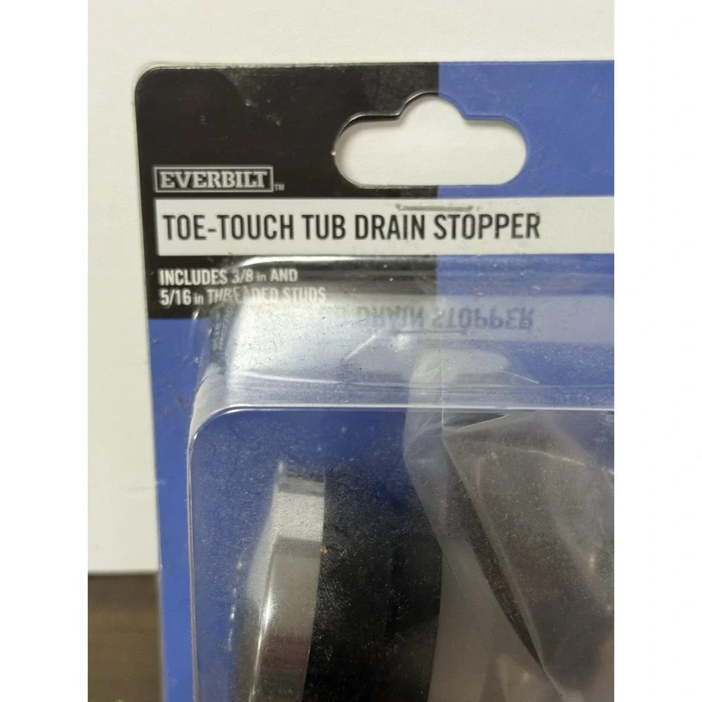 Brand New Everbilt Toe-Touch Tub Drain Stopper